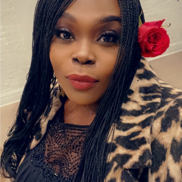 XSCAPE Plus Size Beaded & Pleated Shift Dress - Picture 15 of 15